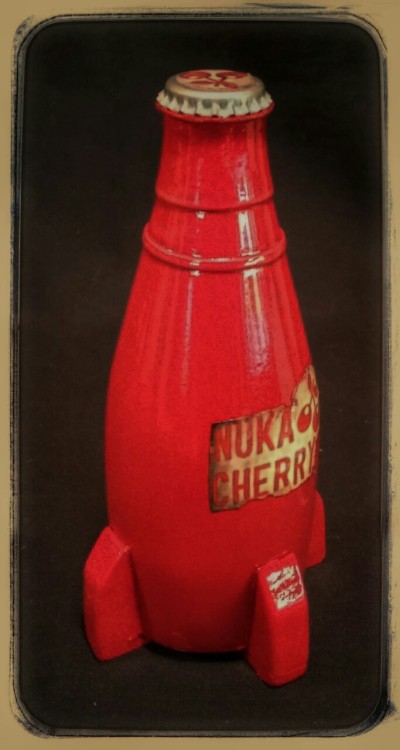 Made another poor mans Nuka Cola, only this time it is Nuka Cherry from Fallout 4. I used the same m