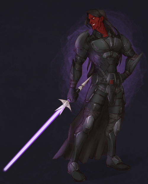 sayrielle:i am simping super hard for @skyskip ‘s extremely handsome Sith Inquisitor and spent my en