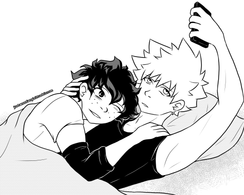 All my bkdk omega-verse chapter 3 illustrations~ (You can read the fanfic here!)