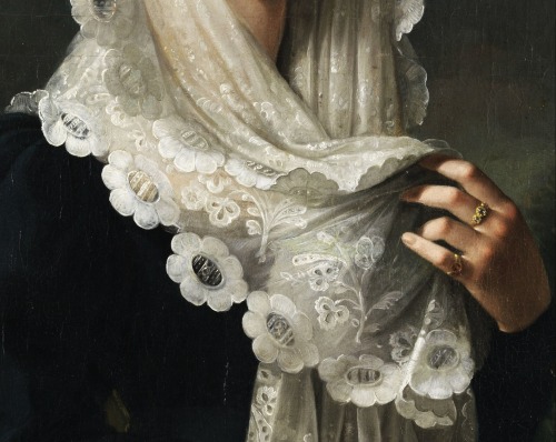 Details: Doña Gertrudis de Compte y de Bruga, c.1830, by Vicente López y Portaña.