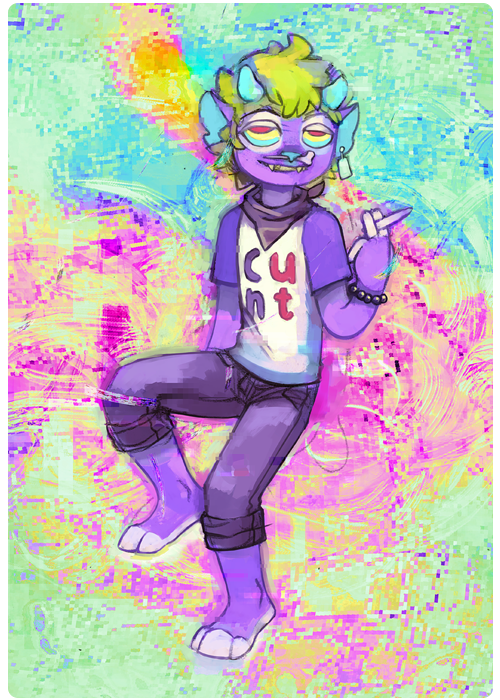 weezl:  For harshwhimsy - hope I didn’t mess up this design too much haha  !!