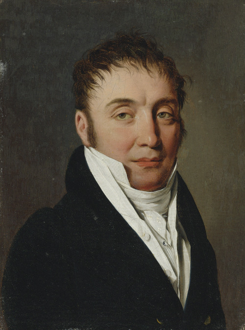 Louis Léopold Boilly, one of a set of nine portraits, 1761-1845. Oil on canvas, 21.6 x 16.5 cm. Priv