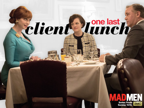  Go for one last three-martini lunch in honor of Mad Men’s series finale this Sunday at 10|9c. 