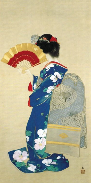 &ldquo;Sudden Shower&rdquo; by Takeuchi Seiho, 1909