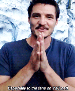 lagerthastormborn:  Pedro Pascal’s message to all the GoT fans (x) 