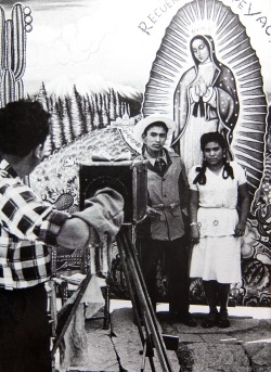 allaboutmary:  Pilgrims at the shrine of Our Lady of Guadalupe in Mexico City, some time in the 1950s. 