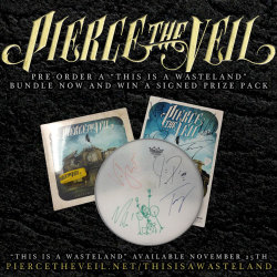 piercetheveil:  Want to win a SIGNED prize