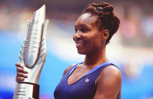 mayaangelique:  highmelalanin:  kushtenbell:  sourcedumal:  groundstrokes:  Venus Williams | Wuhan Open 2015 Champion↳ def. Garbiñe Muguruza 6-3, 3-0 ret. 47th career title, 2nd title in 2015 (after Auckland) 9th WTA Premier Mandatory/Premier 5 title