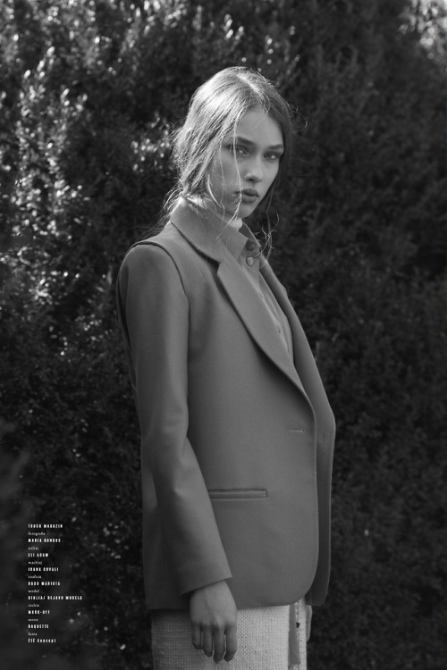 Editorial for Touch Magazine / December 2018Photography Maria Bondoc / Model Giulia Axinte / Styling