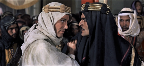 myfavoritepeterotoole:Peter O'Toole and Omar SharifLawrence of Arabia (1962)directed by David LeanPe