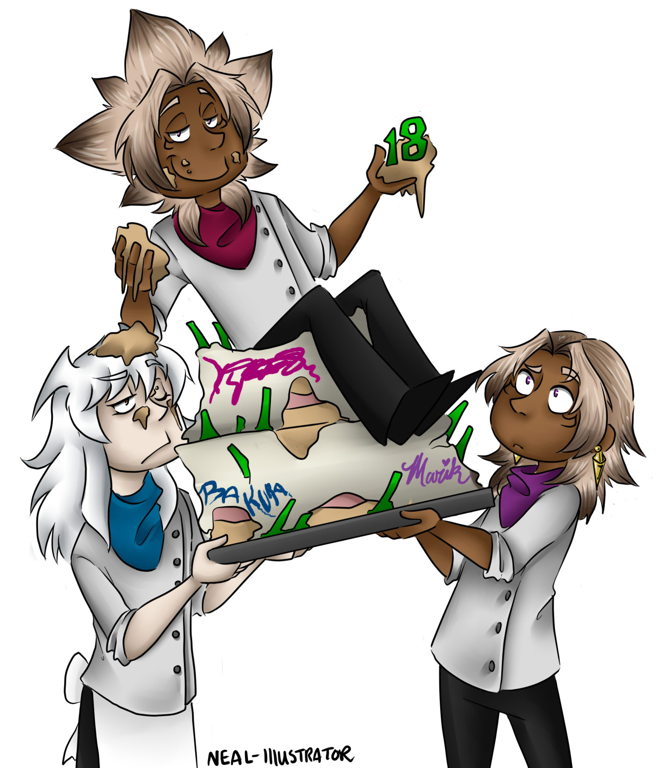 neal-illustrator:  Happy (belated) 18th Birthday tender-puzzle-shipping! comment,