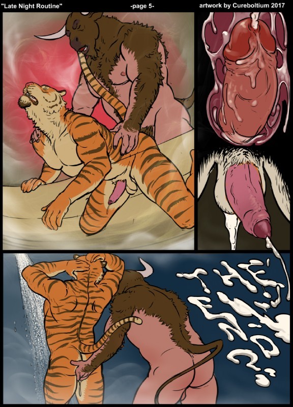 bestofgayfurrycomics:  Late Night Routine