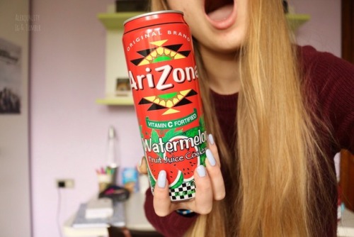 I bought this giant can of Arizona Tea