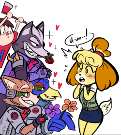 scruffyturtles:RUH ROH everyone wants to date the pupper &lt;3 &lt;3 &lt;3