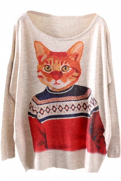 greatwizardcollectionworld:  Today there is a cat theme. Sweaters: 001 - 002 Sweatshirts:
