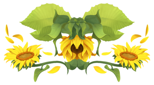 hanakotobazine: Sunflower // Warmth, happiness, adoration, longevity Story by @ashinan, with art by 