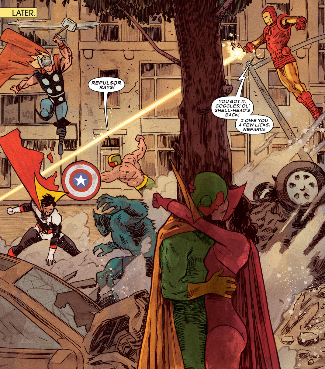 why-i-love-comics:  Vision #7 (2016)written by Tom Kingart by Jordie Bellaire