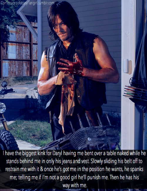 confessionsofadarylfangirl:  Confession: I have the biggest kink for Daryl having