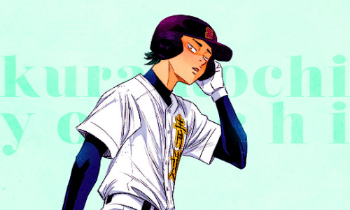 youichi-kuramochi: he’s the storm vanguard of the seidou baseball team… kuramochi youichi!5/17 — hap
