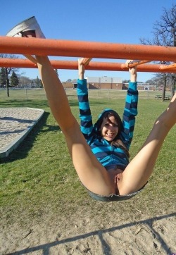 tomboygamerduck:  My brother loves taking me to the park on laundry day…he thinks all my panties are in the wash….so I tell him… 