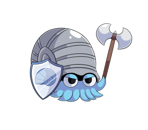 Omanyte for the Pokémon D&amp;D Project by: @yeeshastone