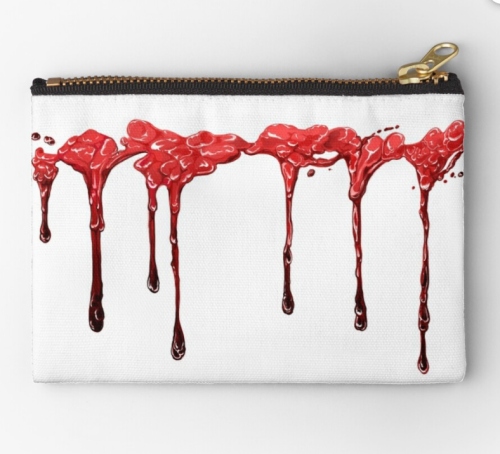 I am cracking up at how good this random blood goop study looks on RB  products! I want one of each 