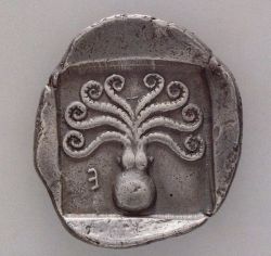 4evermarked359:   Greek coin, c 500-480 BC