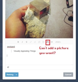 nearlyentertainment:  How to add images onto text posts (If you were curious about why I chose that image, here you go.)  =O Well thank you for the info! owo