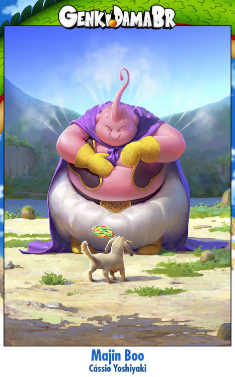 collabgenkidamabr:Majin Boo por Cássio Yoshiyaki• ArtStation • Behance • DeviantArt • Facebook • Ins