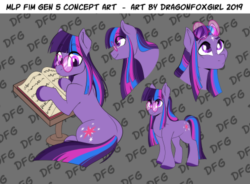 dragonfoxgirl: My initial MLP GEN 5 Concept