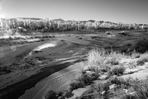 Gros Ventre river, Grand Teton National Park. December, 2020.