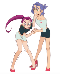 yamujiburo: @lalalastilldreaming: “Kojiro showing Musashi how to walk properly with stilettos” I love this suggestion Musashi and Kojiro are gay/lesbian solidarity but also they’re made for each other 