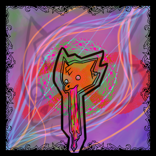 I Was Bored And Wanted To Draw My Weird Ass Mood And Made This Shitty Album Cover. Enjoy.