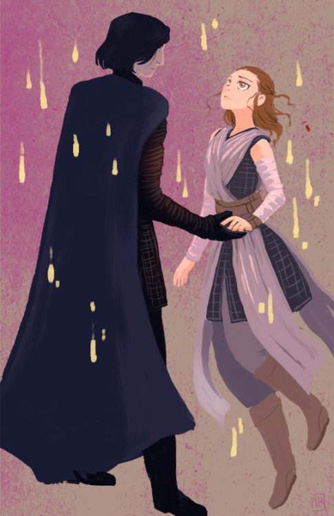 om-nom-berries:  But what if she takes his hand… Not my usual style as I play around with stu