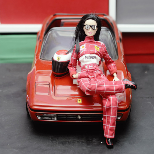 monkeycrisisonmars: Barbie Scuderia Ferrari Mattel offered a few Ferrari branded products starting i