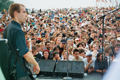 merchanddestroy: Fugazi – Washington Monument 8/7/1993 Fugazi played at the Washington Monument 2 ti