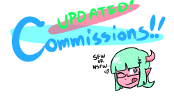 lewdsona:  Updated my commission examples,