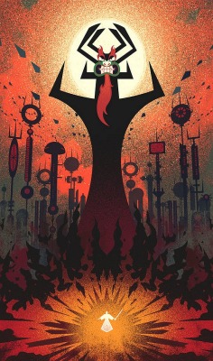 translucentmind: Samurai Jack and Aku // Ron Guyatt &amp; Indy Lytle