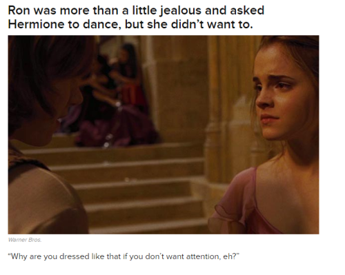 stagdogwolfandrat:This Buzzfeed Article is pure gold.Hermione Granger and the Patriarchy.