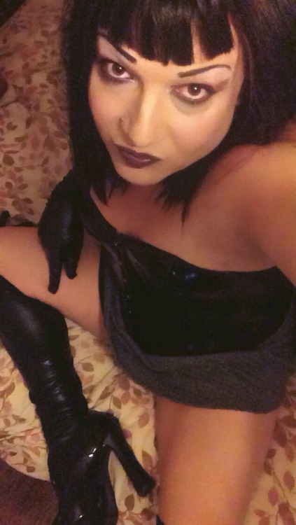 missjamievega:  Shiny boots of leather… 🎶