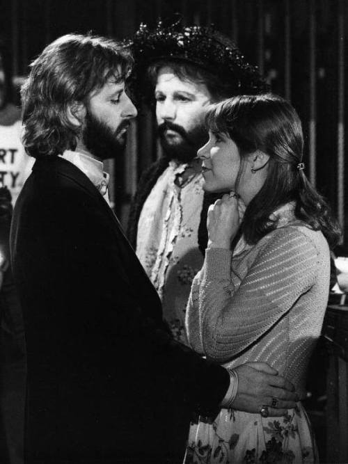 nostalgia-eh52: 1978 Ringo Starr and Carrie Fisher in the TV Movie Ringo