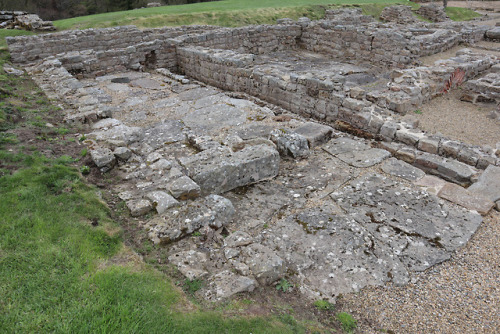 The Prefect’s House, Vindolanda Roman Fort, Northumberland, 29.4.18This was a substantial cour