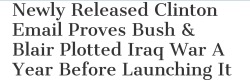 odinsblog:  GEORGE BUSH AND TONY BLAIR SECRETLY COLLUDED TO INVADE IRAQ A YEAR BEFORE DOING SO Jeb Bush should change his, “my brother kept us safe” routine to, “my brother lied about WMDs and helped create ISIS by knowingly starting a war-for-oil