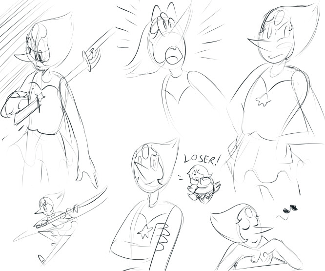 usagi911art:  Some more Steven Universe character sketches~ Perhaps I’ll draw the