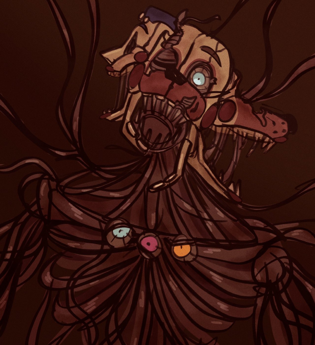 Am i the only one who thinks withered chicka is the creepiest animatronic?  : r/fivenightsatfreddys