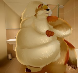 Post-Shower PoochArtist:  FattyDragonite    On FA    On TwitterCommission for VanillaYote    On FA    On Twitter