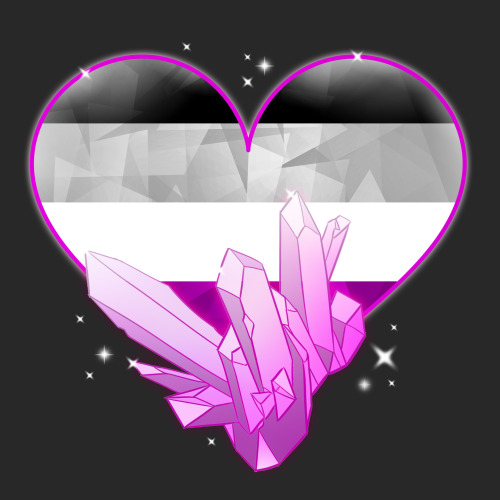 kirstendoodles: In solidarity, I made some Pride crystals. I tried to cover some of the major ones I