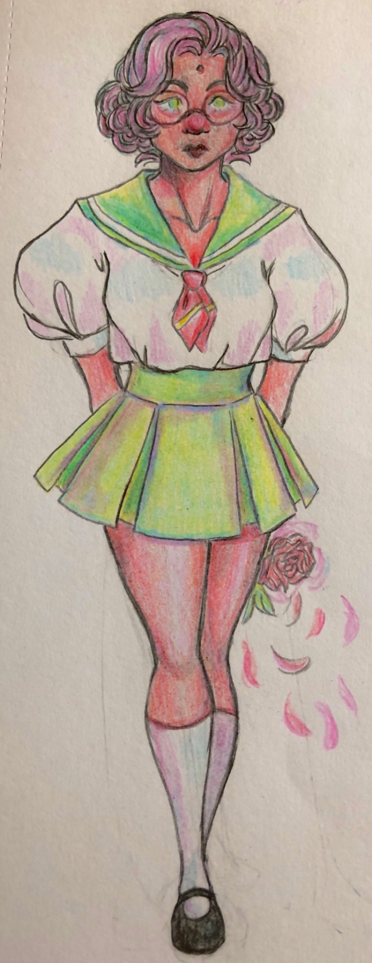 Colored Pencil Warmup With Anthy