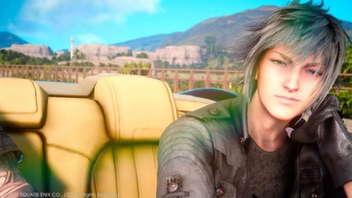 thewyrdestsister: egberts:my favorite pictures Prompto took of noct in the back seat if this isn’t s