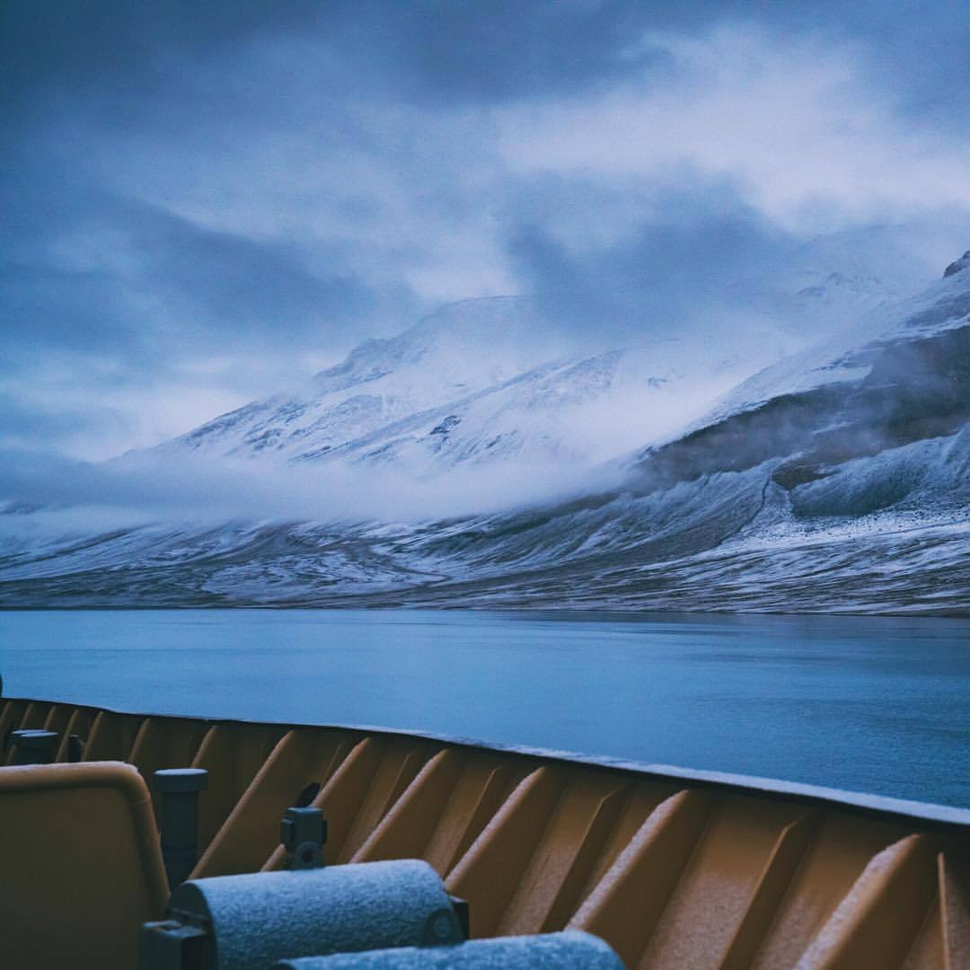 nythroughthelens:
“ When you lose the things that meant so much to you for so long but end up finding yourself, the self you are the happiest with - on the deck of an icebreaker at one in the morning during midnight sun in the Arctic as snow falls...